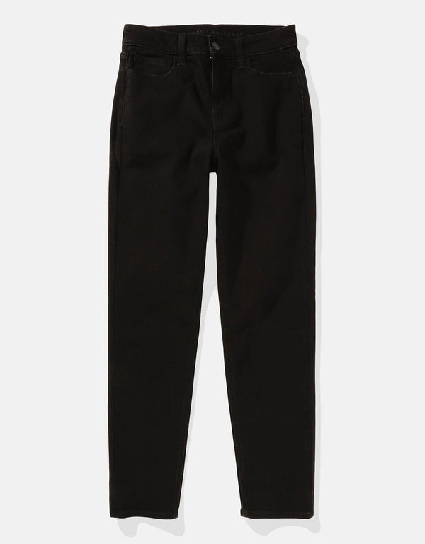 Jean mom de mujer AE - Negro