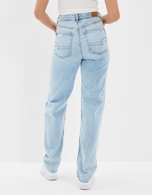 Pantalón AE Baggy de cintura ancha con rasgaduras - Generico