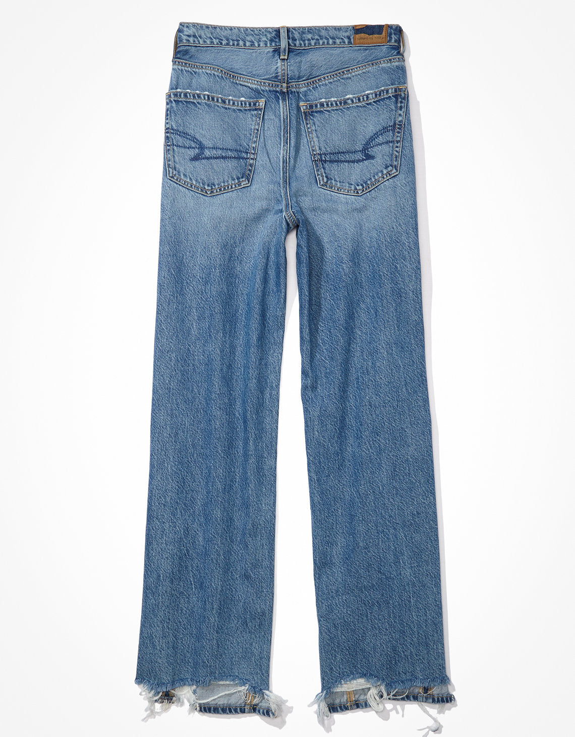 Jeans Ae holgados con pernera ancha y cintura muy alta Dreamy Drape - Azul 0437_4226_857_b