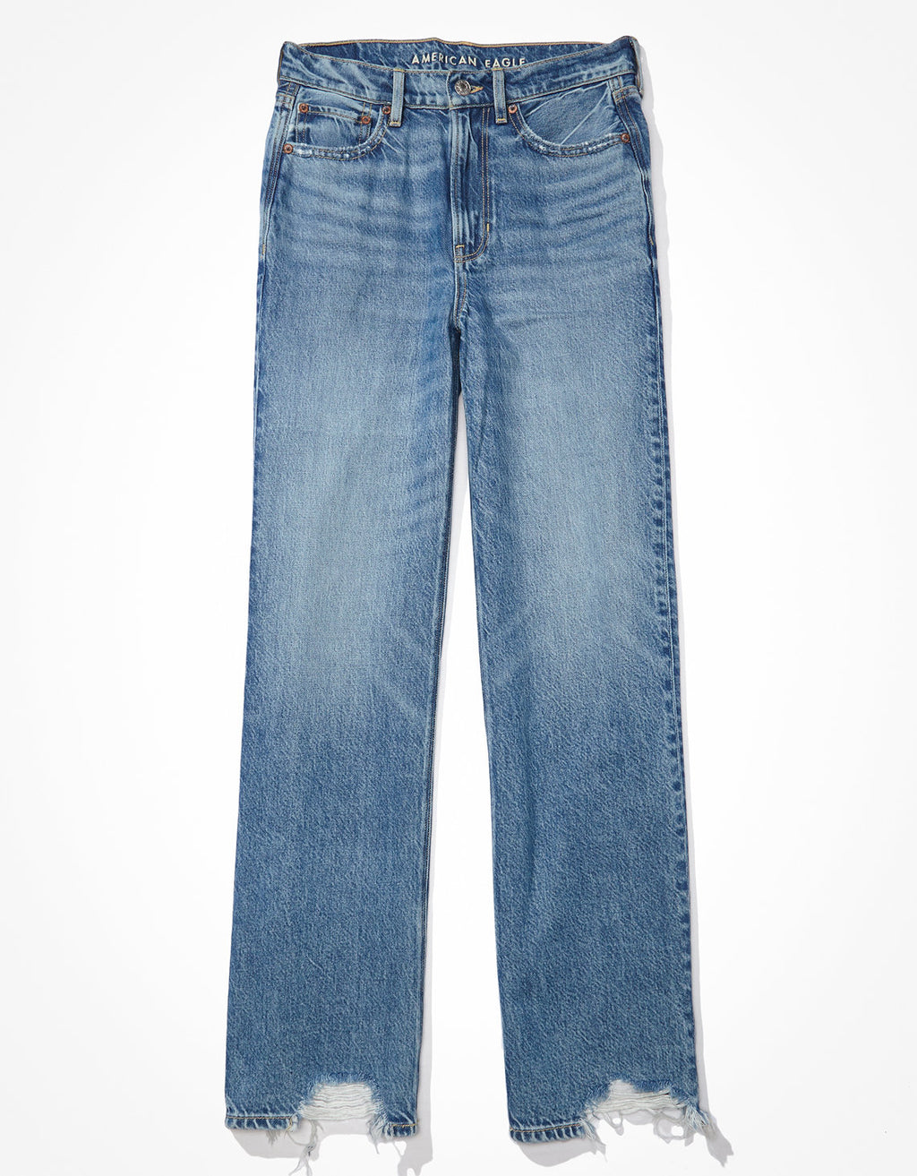 Jeans Ae holgados con pernera ancha y cintura muy alta Dreamy Drape - Azul 0437_4226_857_f