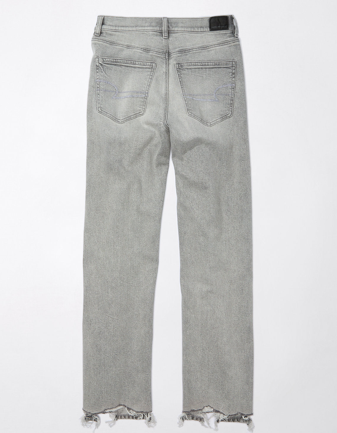 Jean AE Baggy de pierna recta y cintura super alta - Gris 0437_4739_010_b
