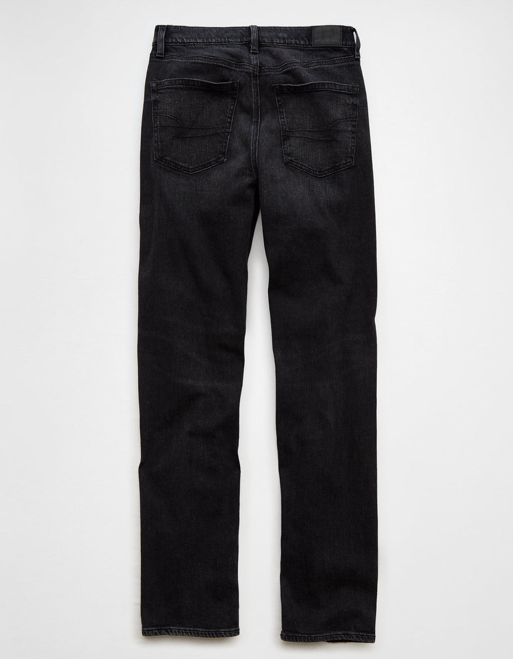 Jean Straight Baggy Tiro Alto Recto y Holgado Mujer AE - Negro 0437_5270_022_b