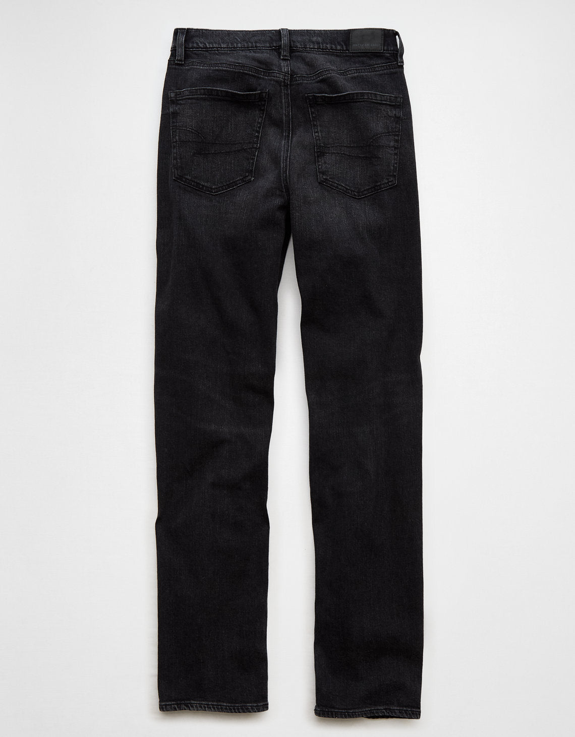 Jean Straight Baggy Tiro Alto Recto y Holgado Mujer AE - Negro 0437_5270_022_b