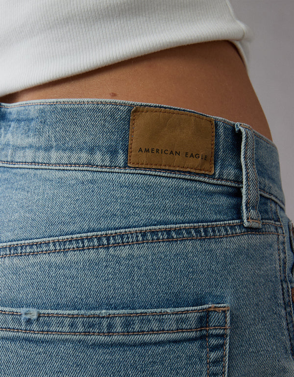 Jean Ex-Boyfriend Tiro Bajo Ae - Azul