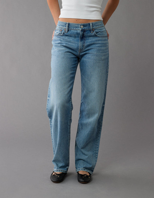 Jean Ex-Boyfriend Tiro Bajo Ae - Azul