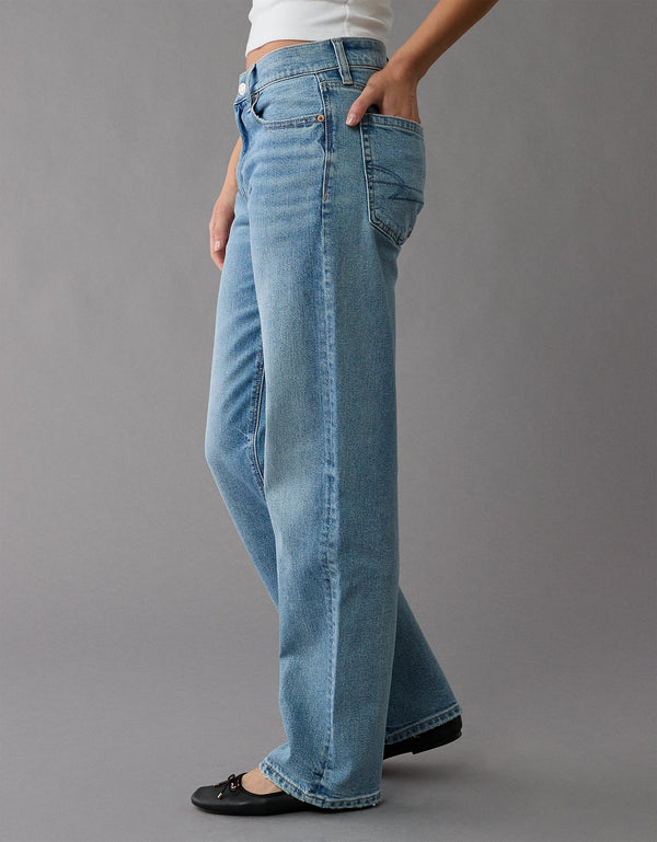 Jean Ex-Boyfriend Tiro Bajo Ae - Azul