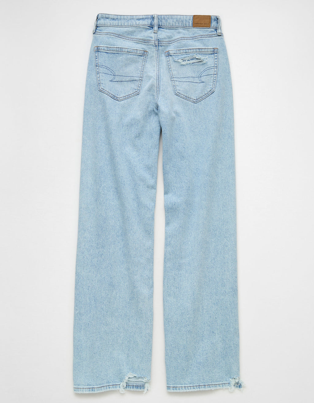 Jean Baggy Wide Leg de tiro alto Ae - Azul 0437_5343_452_b