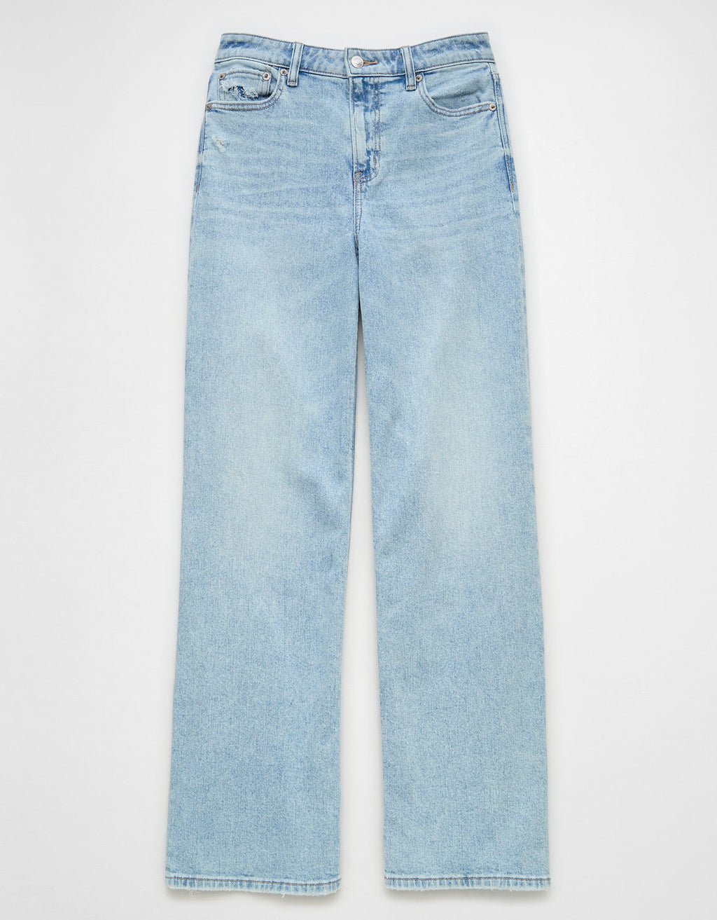 Jean Baggy Wide Leg de tiro alto Ae - Azul 0437_5343_452_f