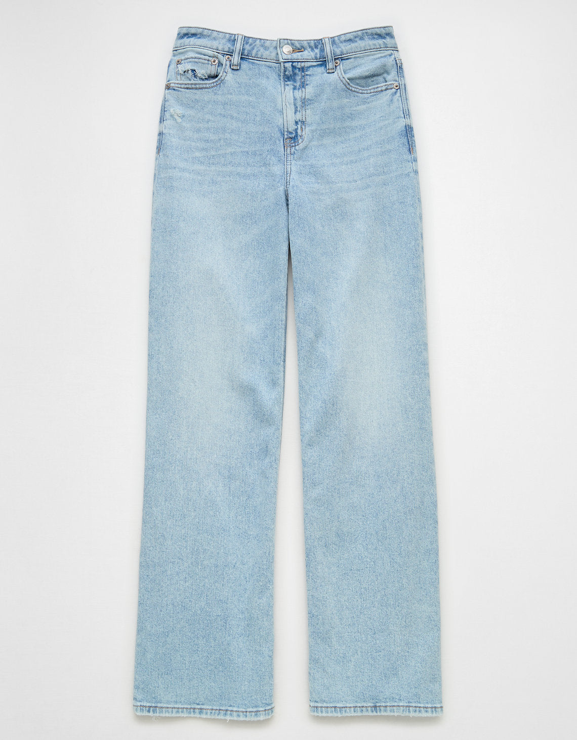 Jean Baggy Wide Leg de tiro alto Ae - Azul 0437_5343_452_f