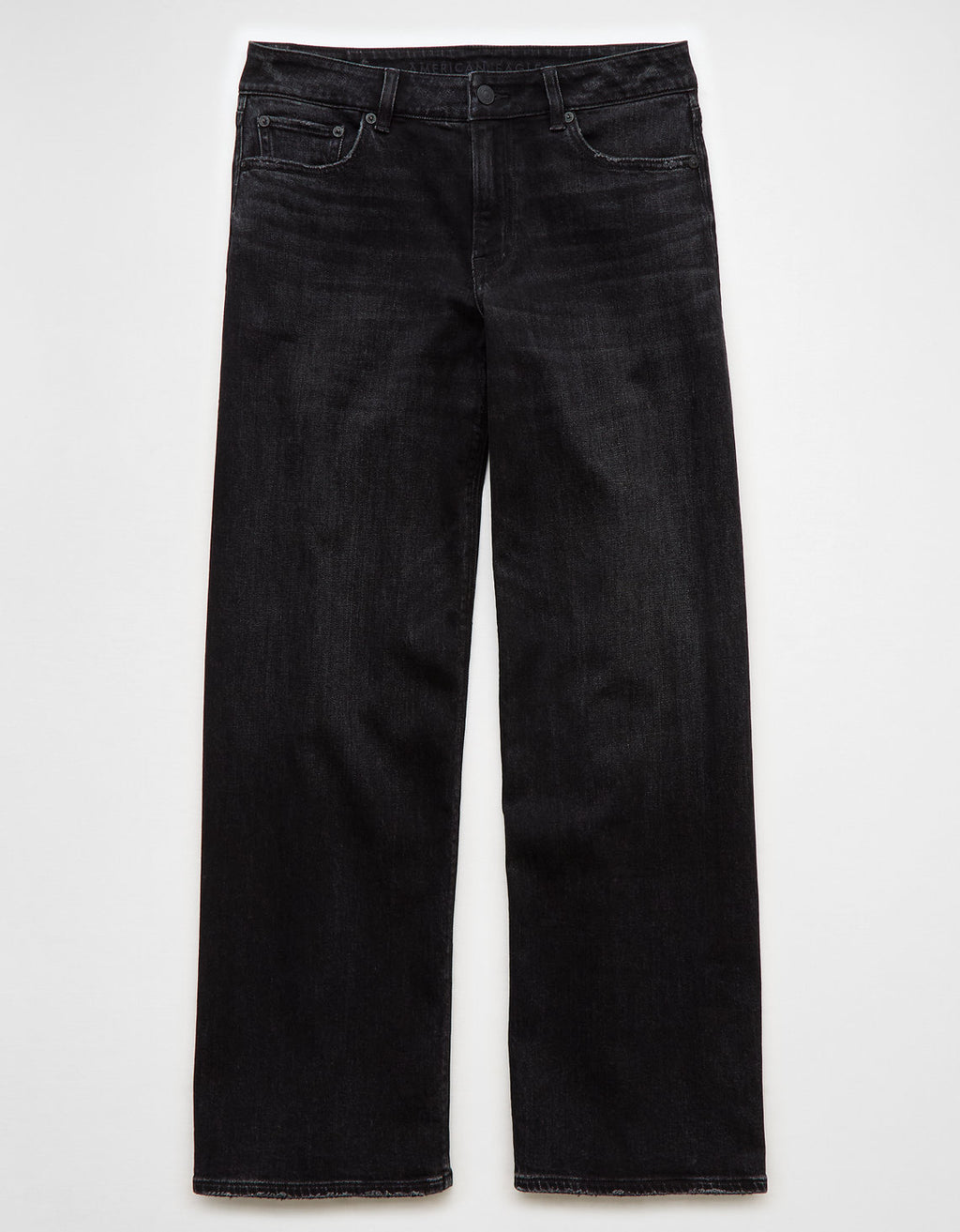 Jean Baggy Wide-Leg de Tiro Bajo Ae - Negro Decolorado 0437_5511_094_f