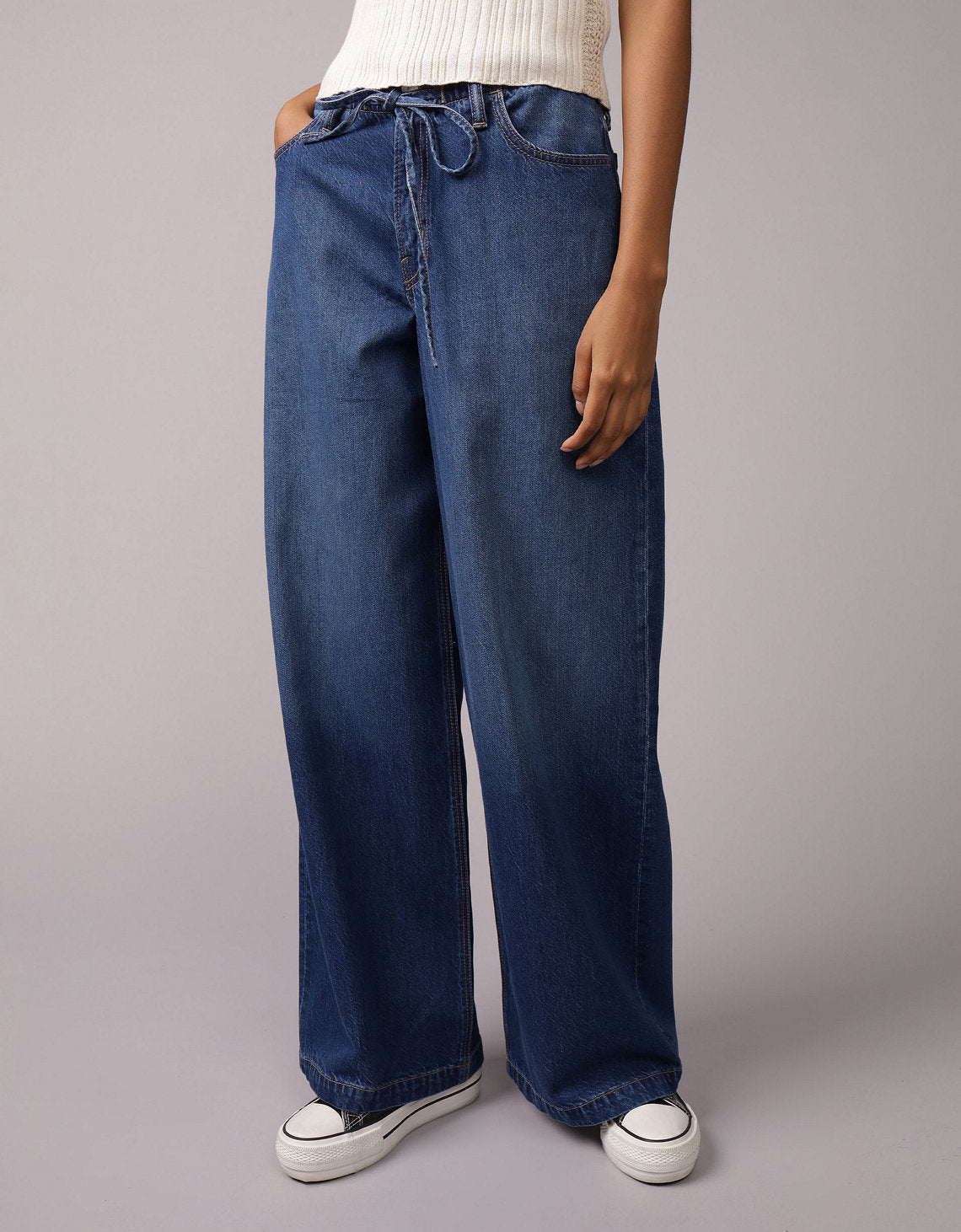Jean Wide-Leg de Tiro Bajo Ae - Generico 0437_5696_086_of