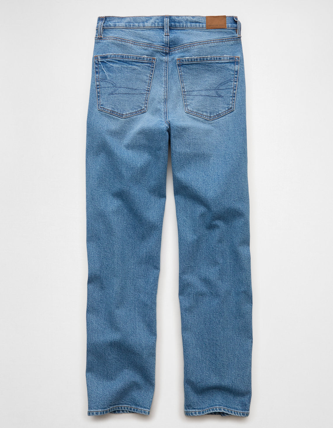 Jean Baggy Straight con Tiro Alto Ae - Azul 0437_5698_956_b
