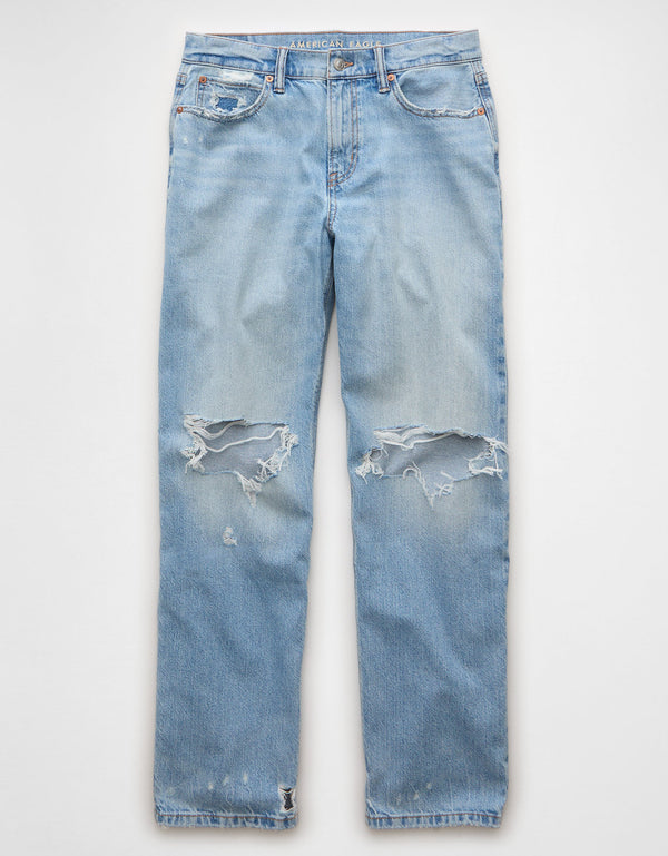 Jean Baggy Straight de Tiro Bajo Ae - Generico