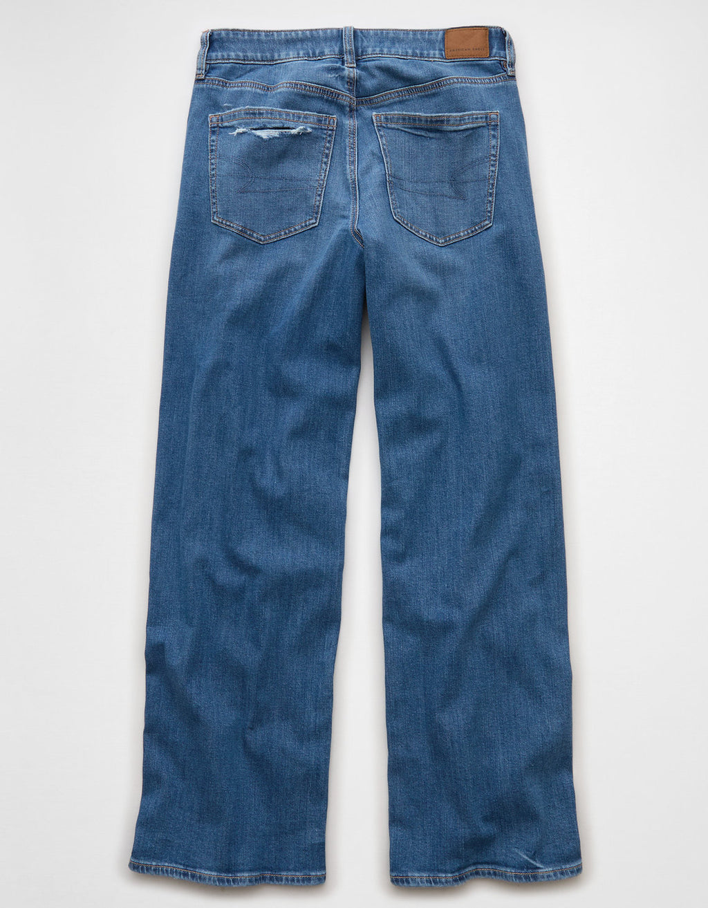 Jean Baggy Wide-Leg de Tiro Bajo Ae - Azul 0437_5882_893_b
