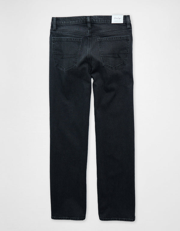 Jean Stovepipe Tiro Alto Ae - Negro