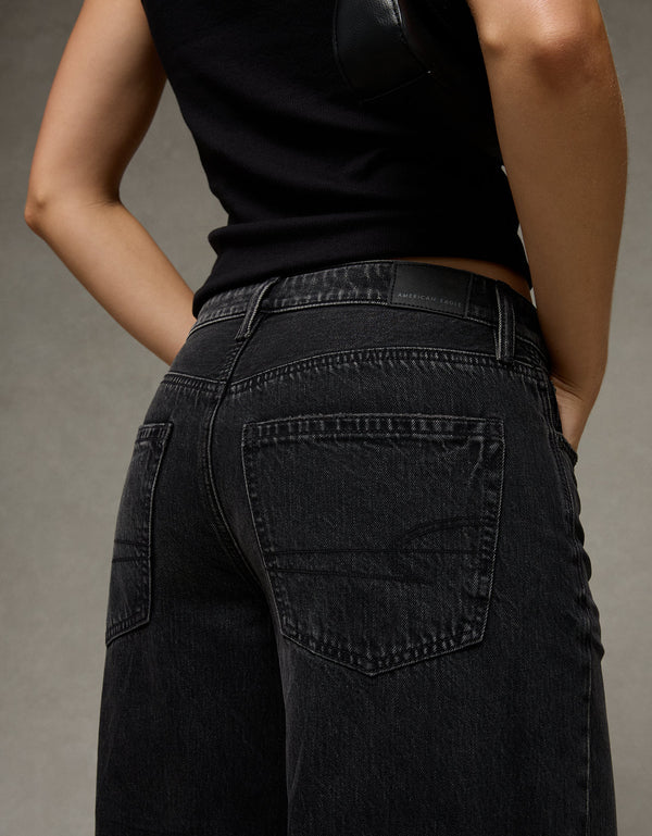 Jean Baggy A-Line Fit Ae - Negro