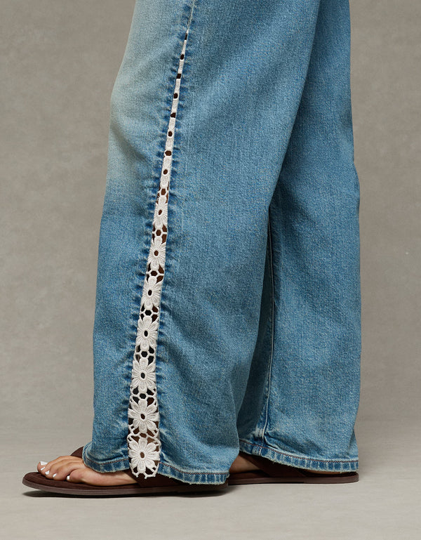 Jean Baggy Wide Leg tiro bajo Ae - Generico
