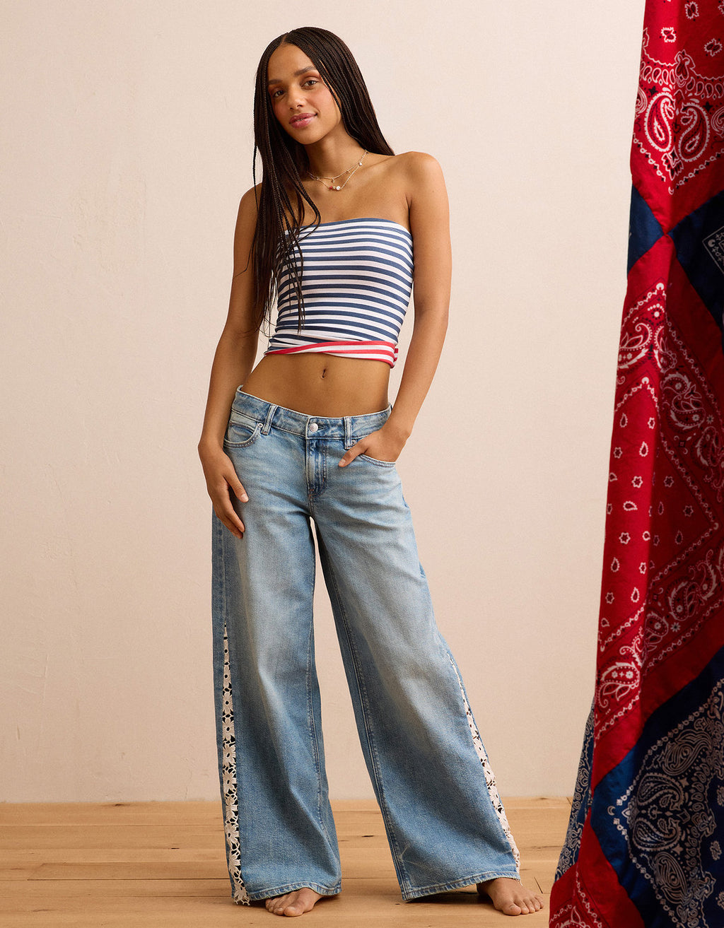 Jean Baggy Wide Leg tiro bajo Ae - Generico 0437_6170_592_l1