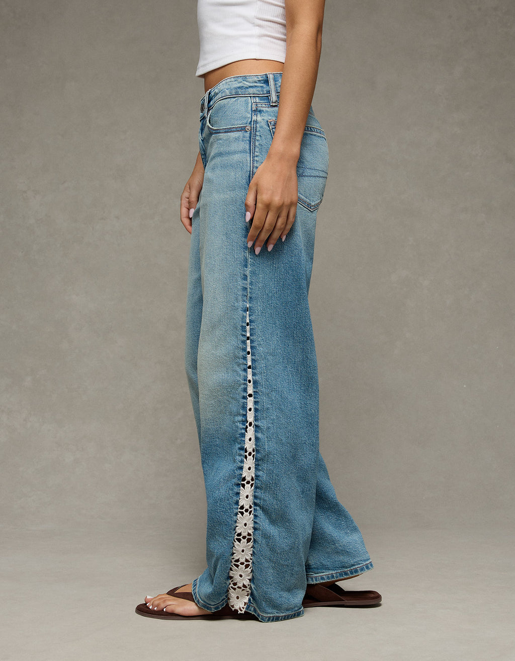 Jean Baggy Wide Leg tiro bajo Ae - Generico 0437_6170_592_os
