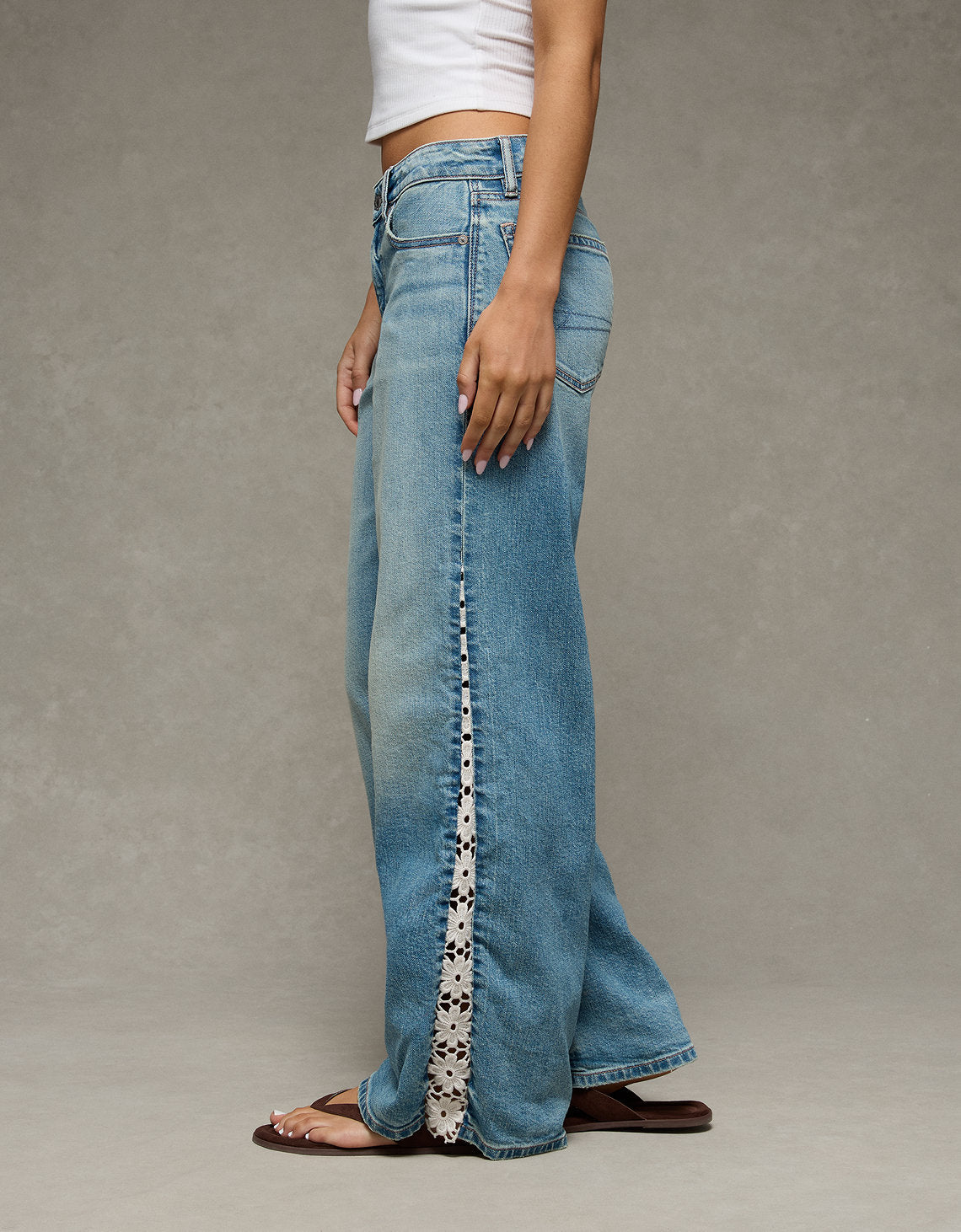 Jean Baggy Wide Leg tiro bajo Ae - Generico 0437_6170_592_os