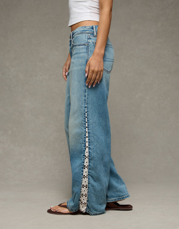 Jean Baggy Wide Leg tiro bajo Ae - Generico