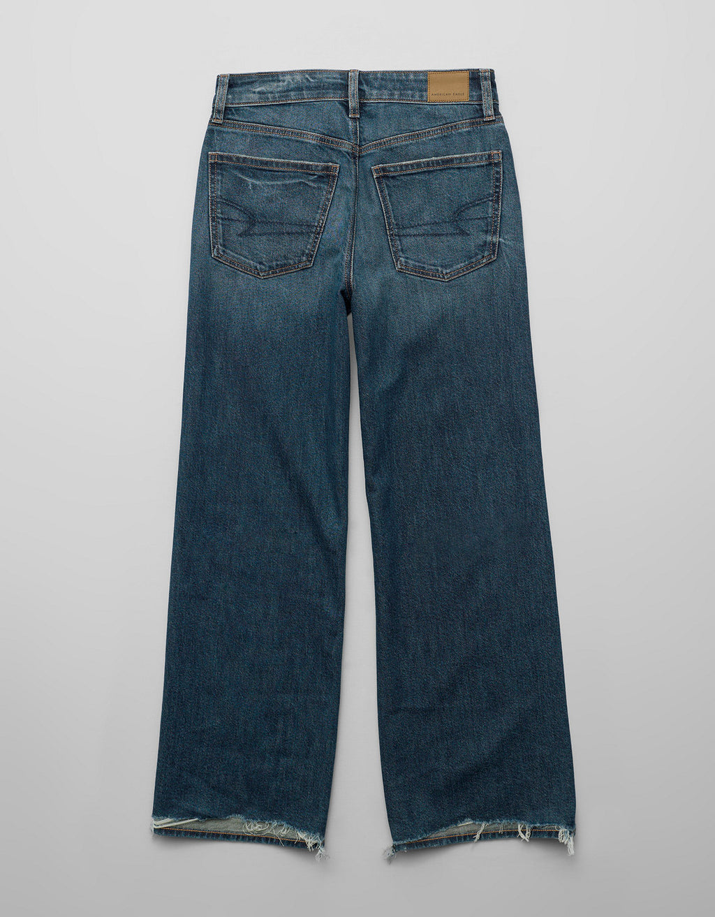 Jean ultra ancho de pierna ultra alta ae - Azul 0437_6286_433_b