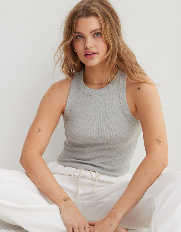 Tank Top Free Spirit By Aerie - Gris