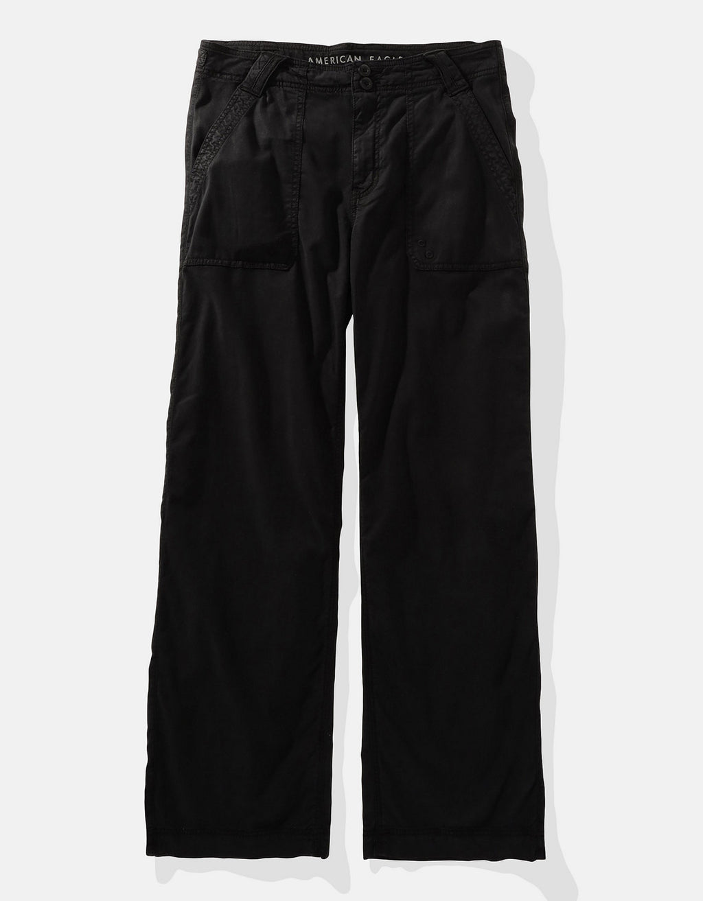 Pantalón Tiro Alto Holgado Mujer AE - Negro 0461_5081_001_f
