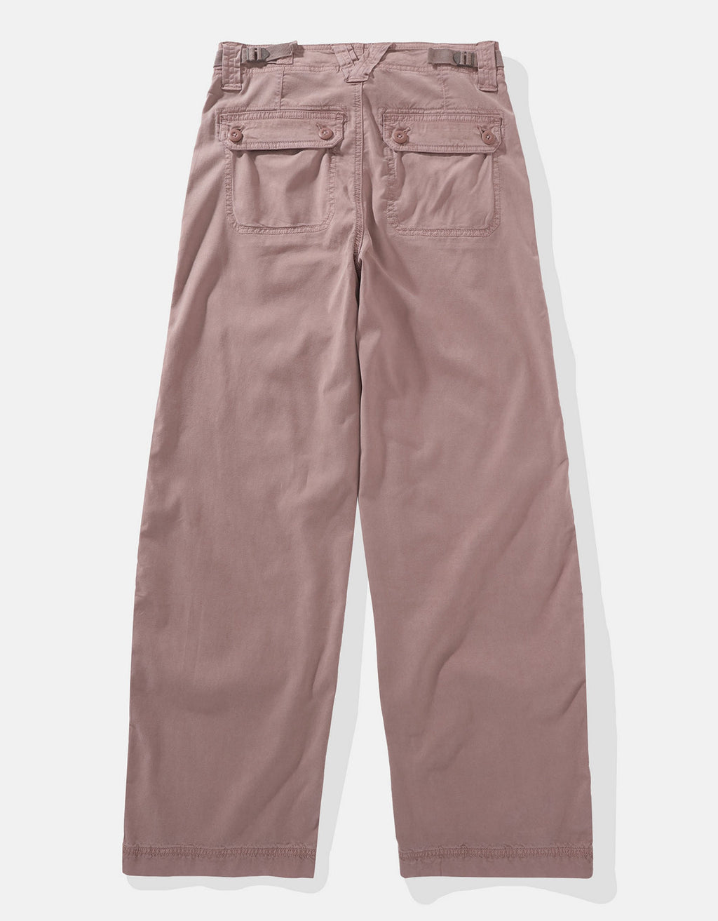 Pantalón Tiro Alto Holgado Mujer AE - café 0461_5081_182_b