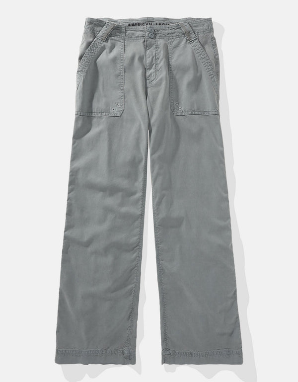 Pantalón Tiro Alto Holgado Mujer AE - Azul