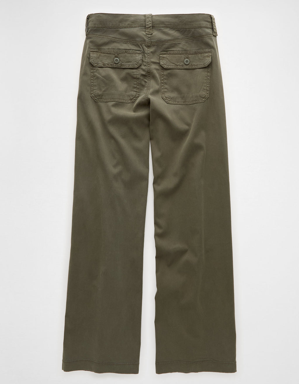 Pantalón ancho de tiro bajo y pierna ancha Ae Stretch - Verde 0461_5431_342_b