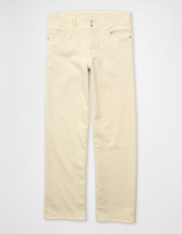 Pantalón Wide Leg Tiro Bajo Ae - Generico