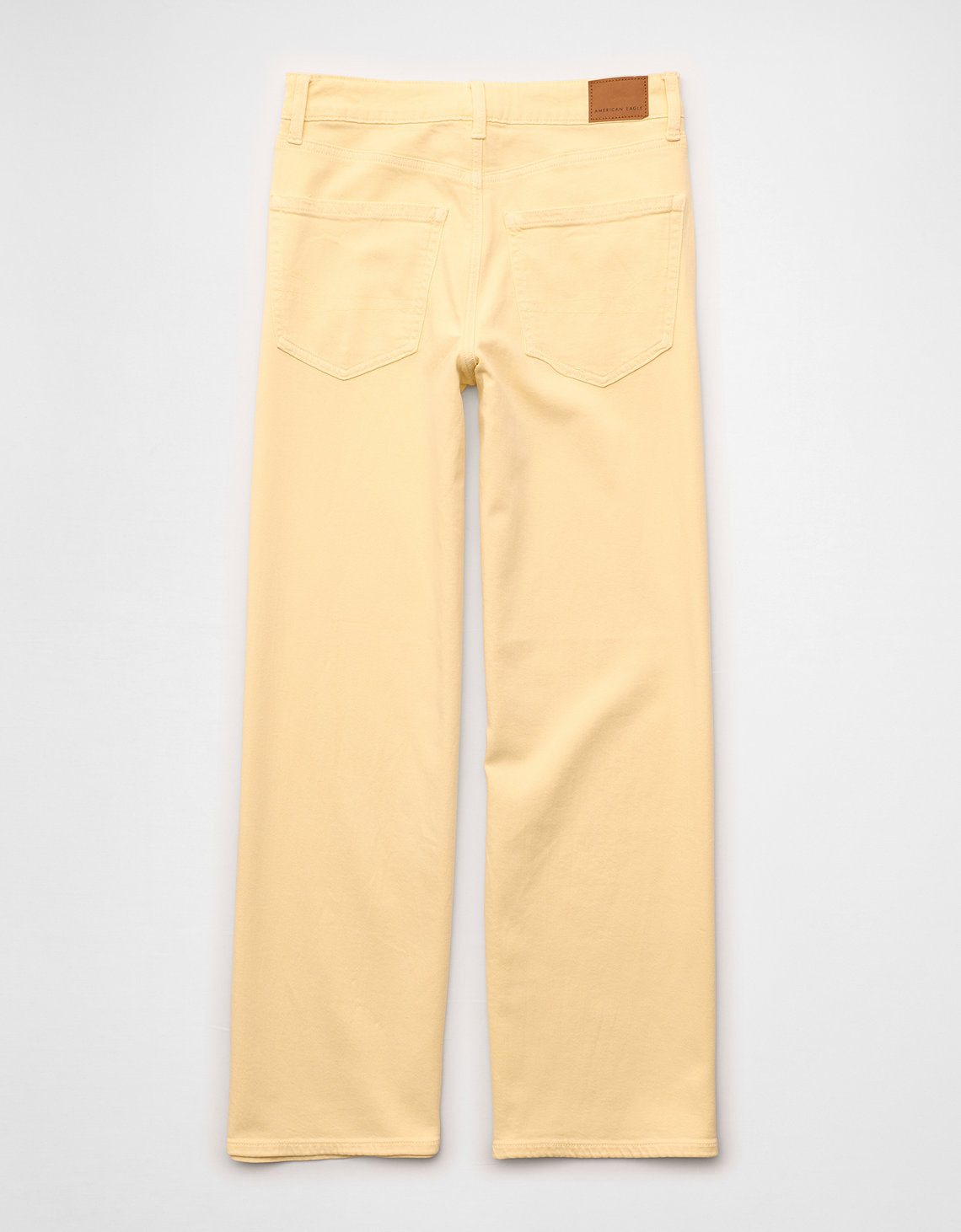 Pantalón de pierna ancha y super cintura alta Ae Stretch - Amarillo 0461_5745_700_b