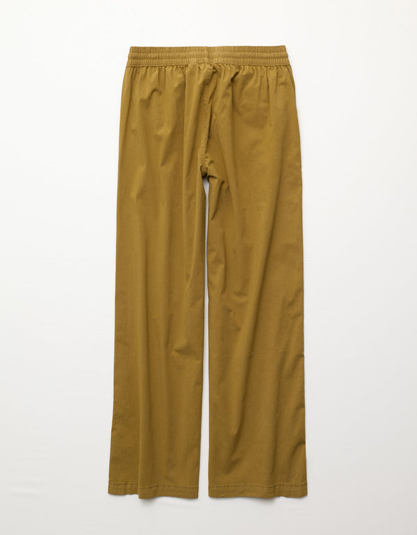 Pantalón de pierna ancha de talle bajo. - Generico