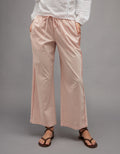 Pantalón de pierna ancha de talle bajo. - Rosa 0461_5769_615_of