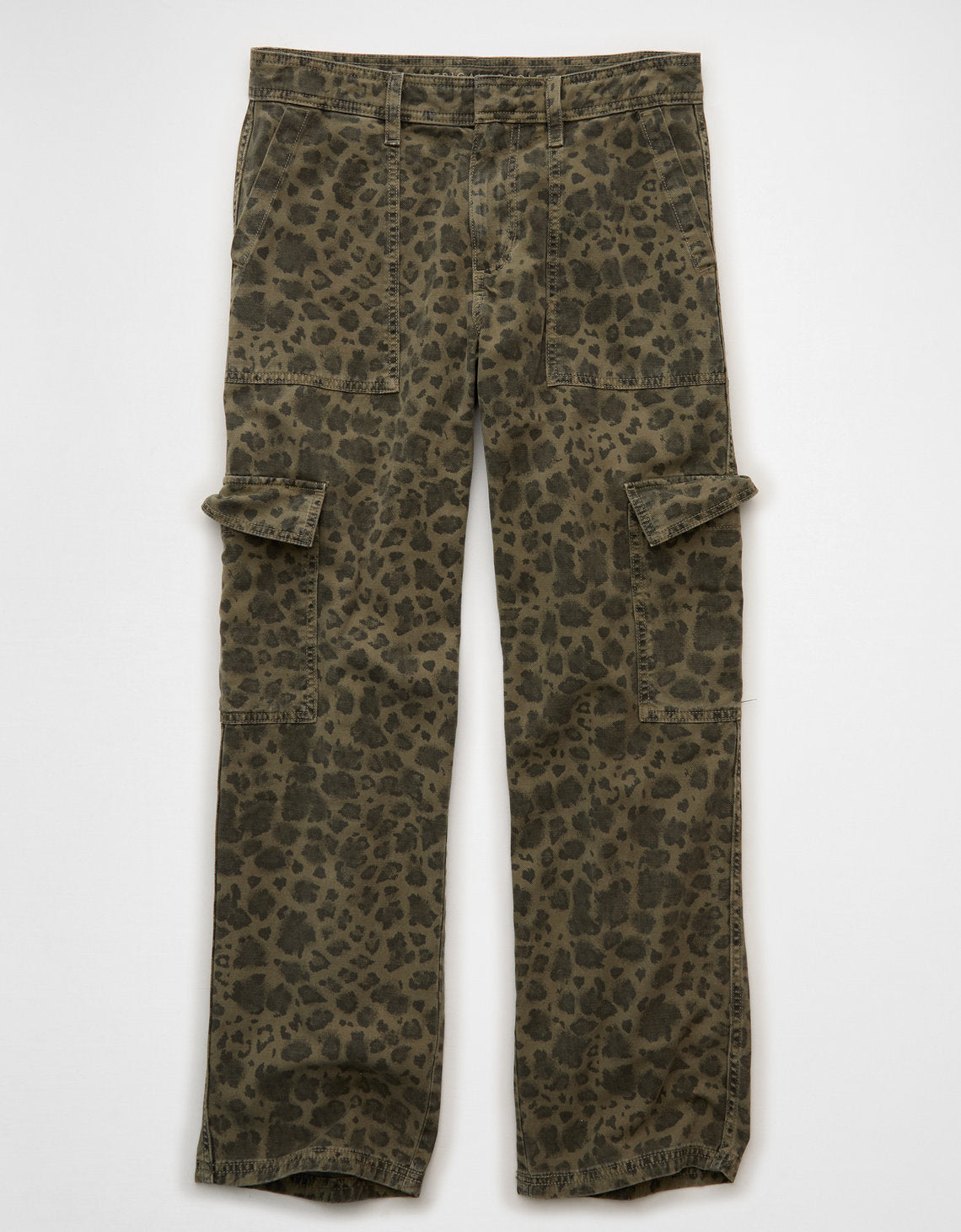 Pantalón Cargo Recto Holgado de Tiro Bajo - Generico 0461_5786_520_f