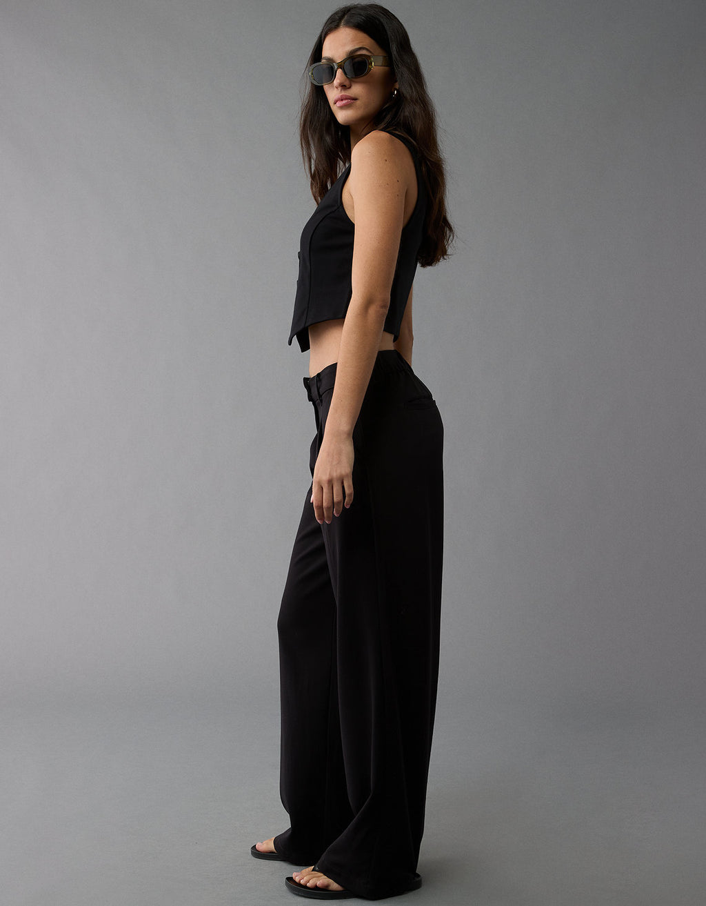 Pantalón Ancho Mujer AE - Negro 0462_5203_001_os