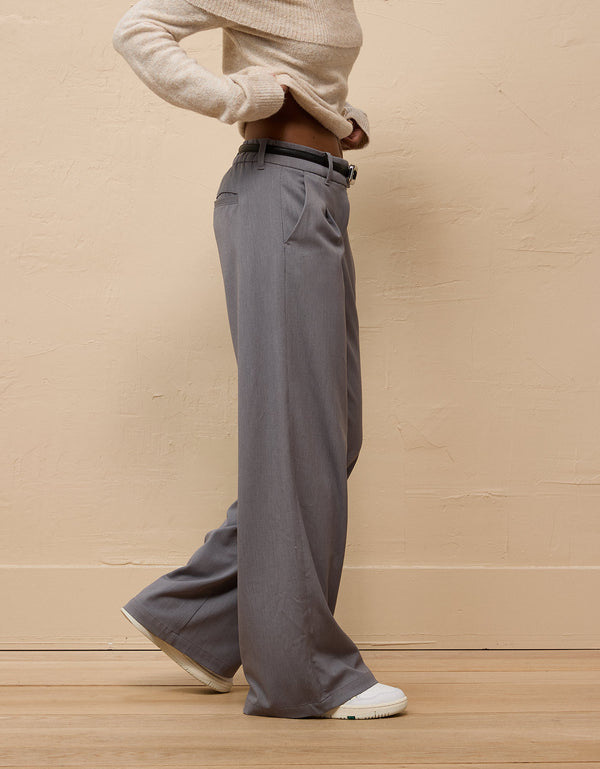 Pantalón Ancho Mujer AE - Azul