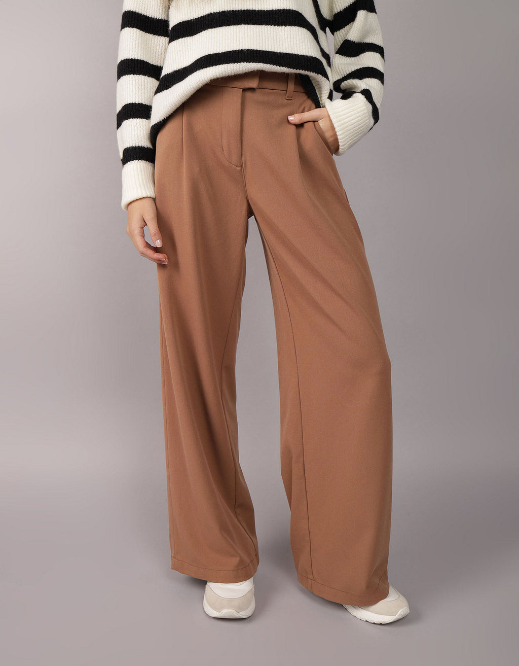 Pantalón Ancho Mujer AE - Café 0462_5203_222_of