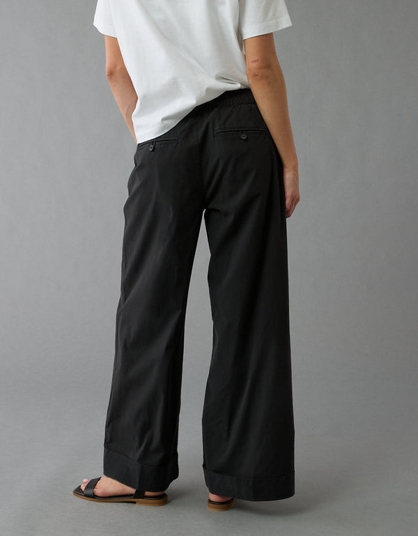 Pantalón de Popelina Ae - Negro
