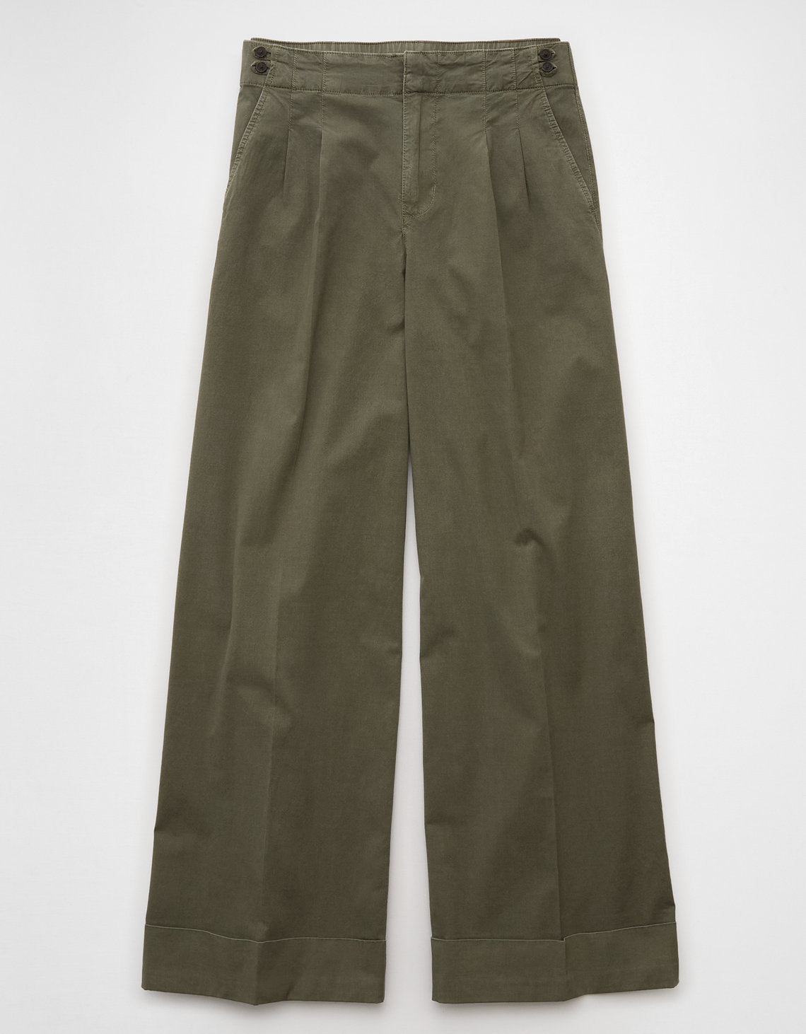 Pantalón de Popelina Ae - Verde 0462_5451_342_f