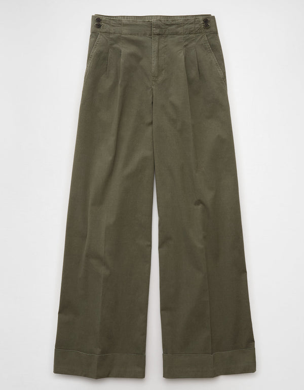 Pantalón de Popelina Ae - Verde