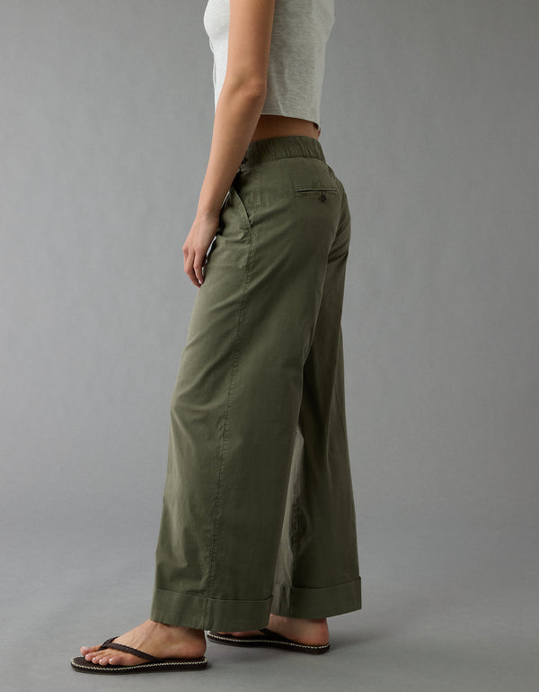 Pantalón de Popelina Ae - Verde