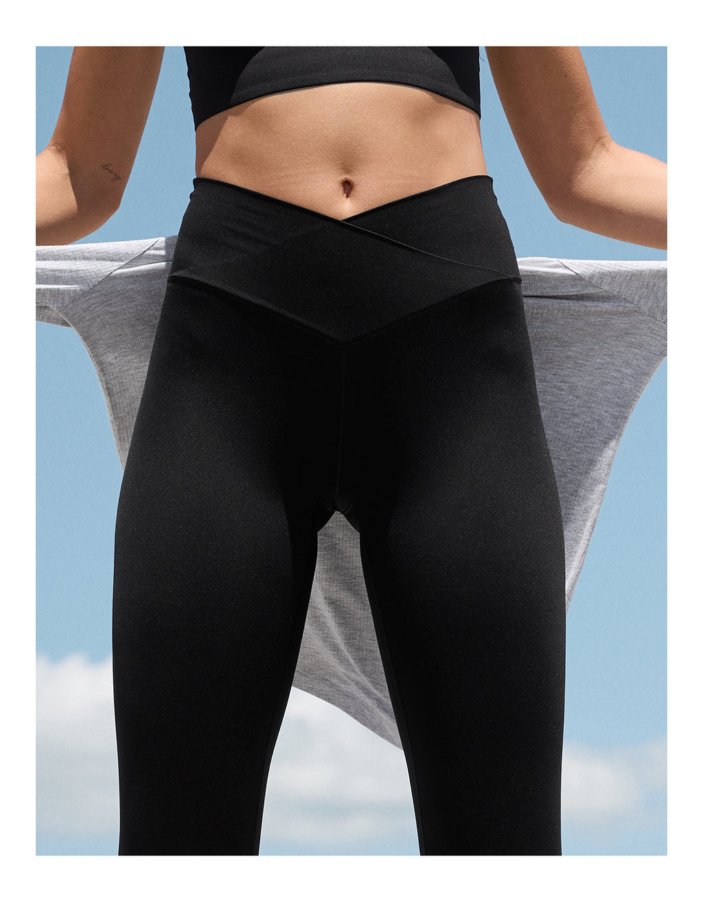 Legging OFFLINE Tiro Alto By Aerie - Negro 0491_5104_073_l1