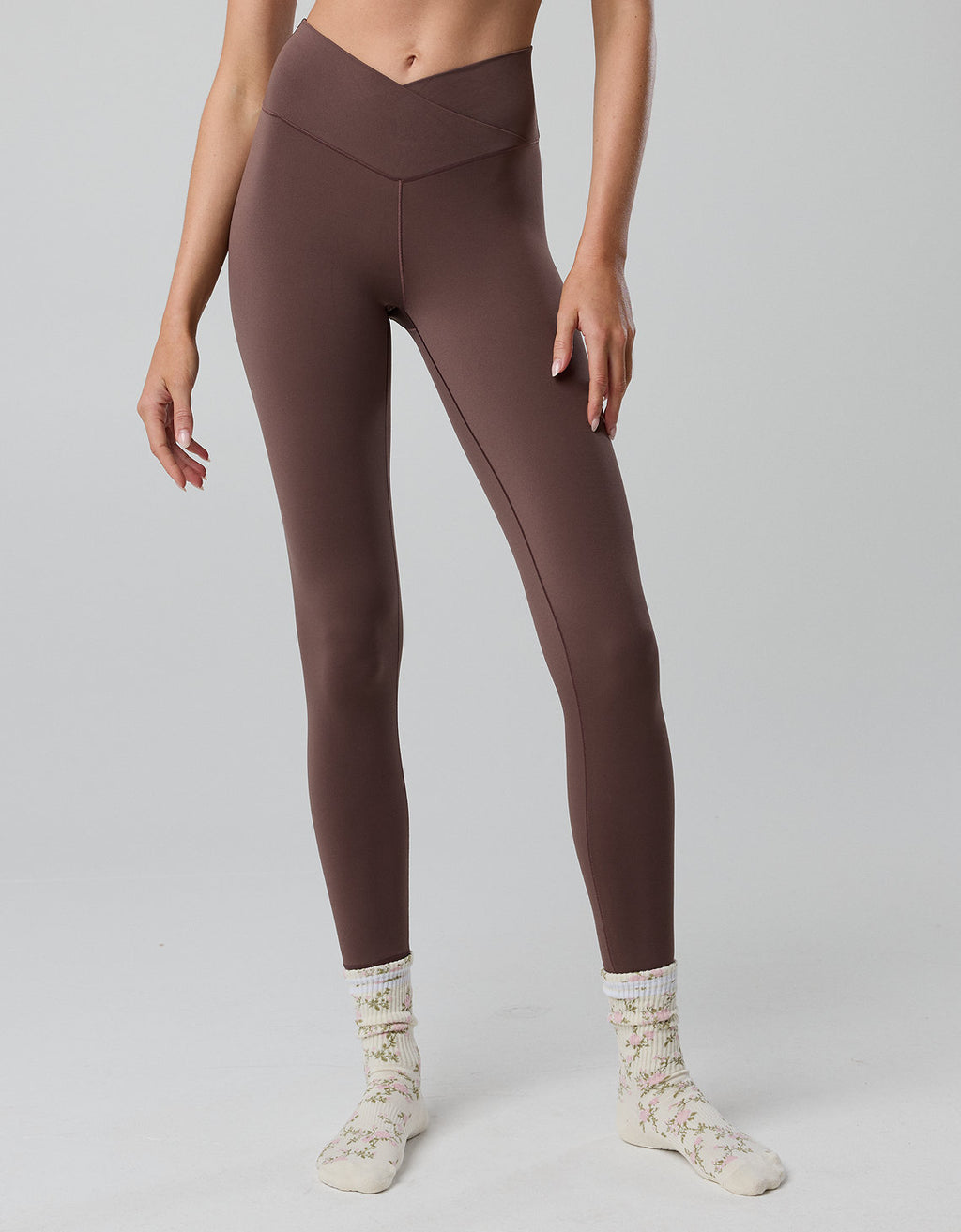 Legging OFFLINE Tiro Alto By Aerie - Café 0491_5104_215_of
