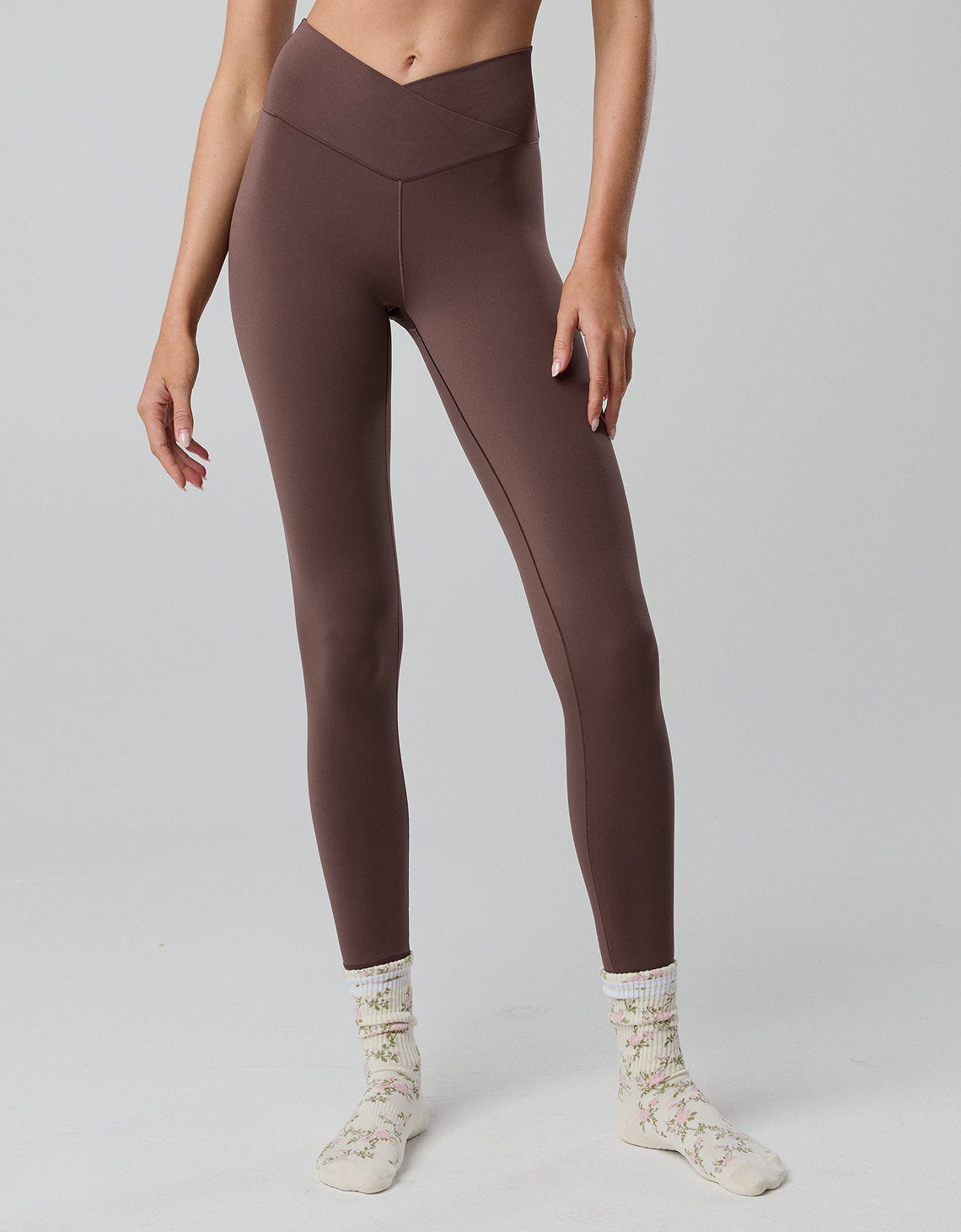 Legging OFFLINE Tiro Alto By Aerie - Café 0491_5104_215_of