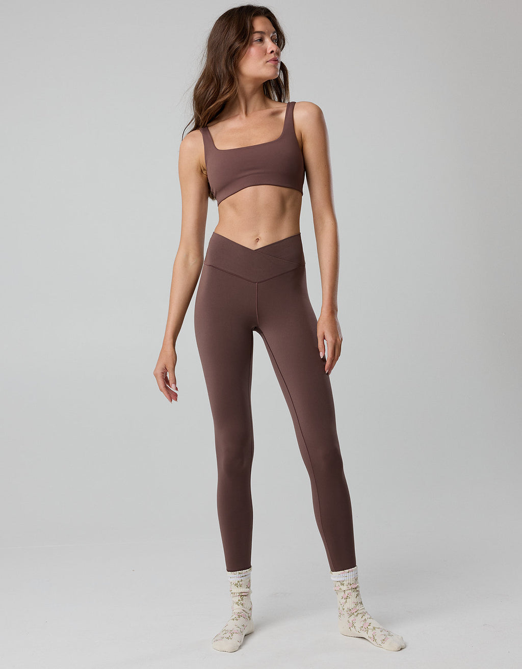 Legging OFFLINE Tiro Alto By Aerie - Café 0491_5104_215_os