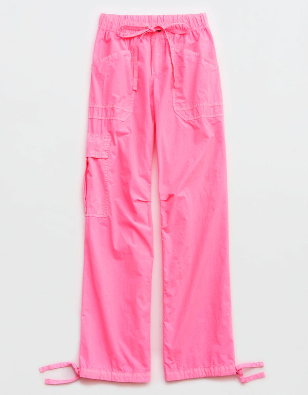 Pantalón Aerie Baggy cargo - Rojo