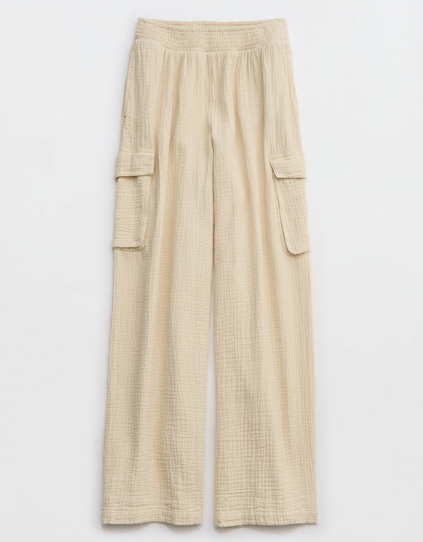 Pantalón Aerie tipo cargo de talle alto de Mujer - Generico