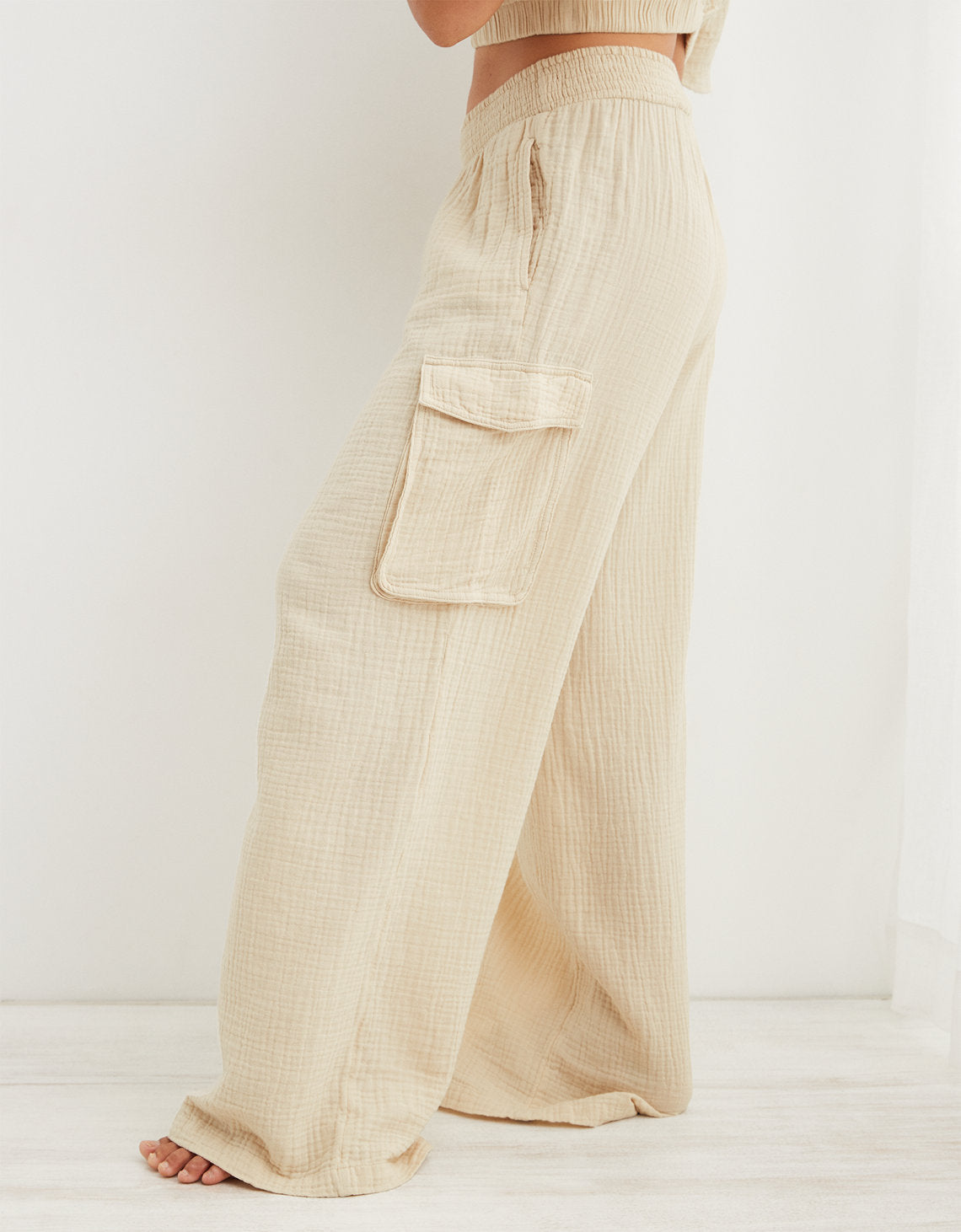 Pantalón Aerie tipo cargo de talle alto de Mujer - Generico 0493_8250_164_os